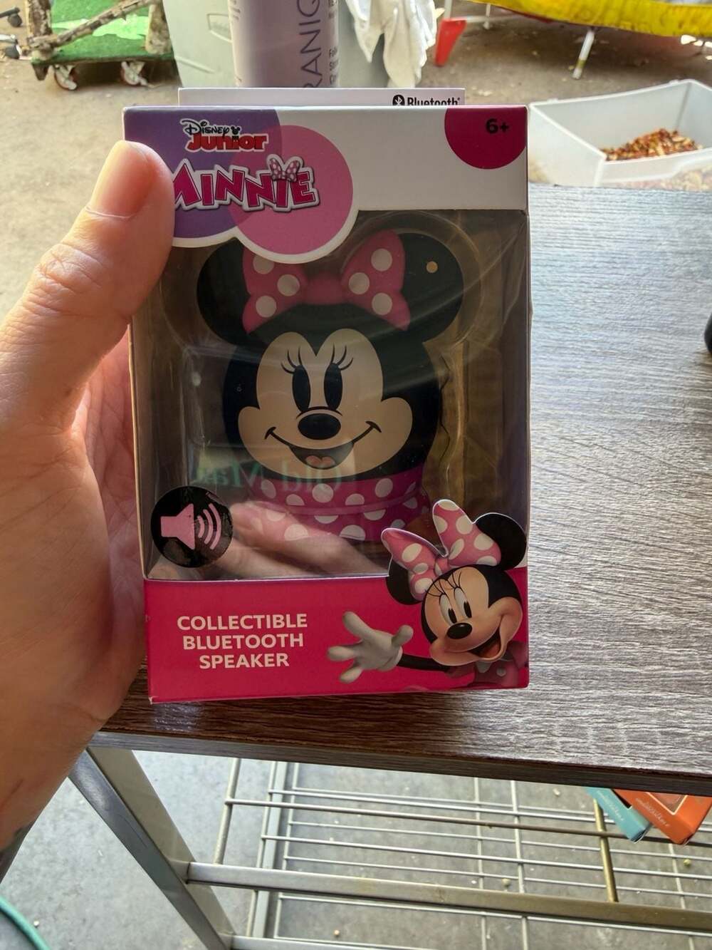Disney Junior Minnie Mouse Bitty Boomers Collectible Bluetooth Speaker
